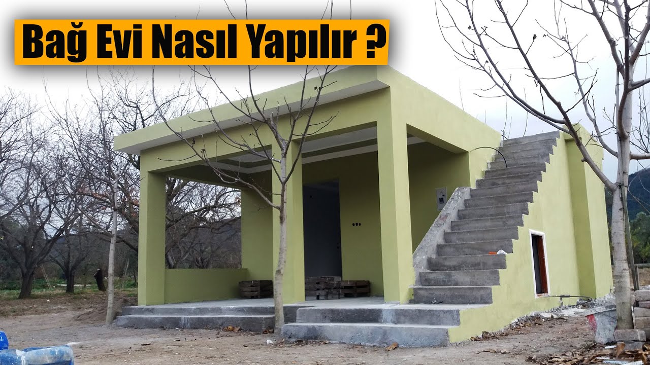 Bağ evi yapımı.Temelden zirveye nasıl yapılır ? Vineyard House Construction...!!!