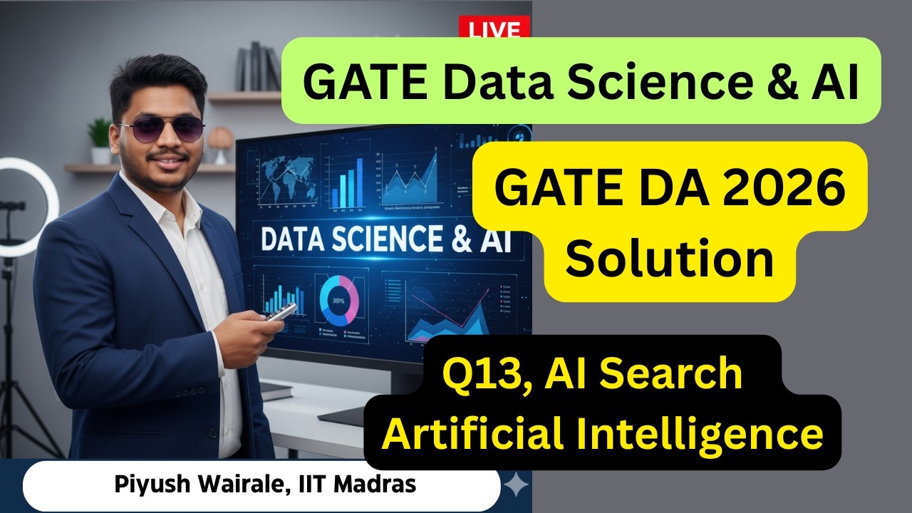 Решение задач GATE DA 2026 | Искусственный интеллект | Решение задач GATE Data Science PYQs | Воп...