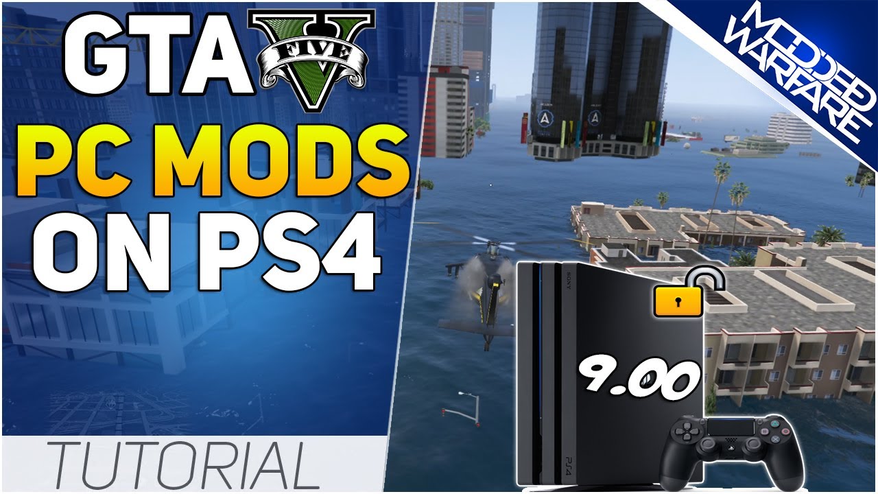 Новый плагин GTA-V Project V (ПК-моды на PS4!)