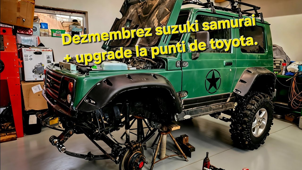Dezmembrez suzuki samurai + upgrade la punti la de toyota lj 70..