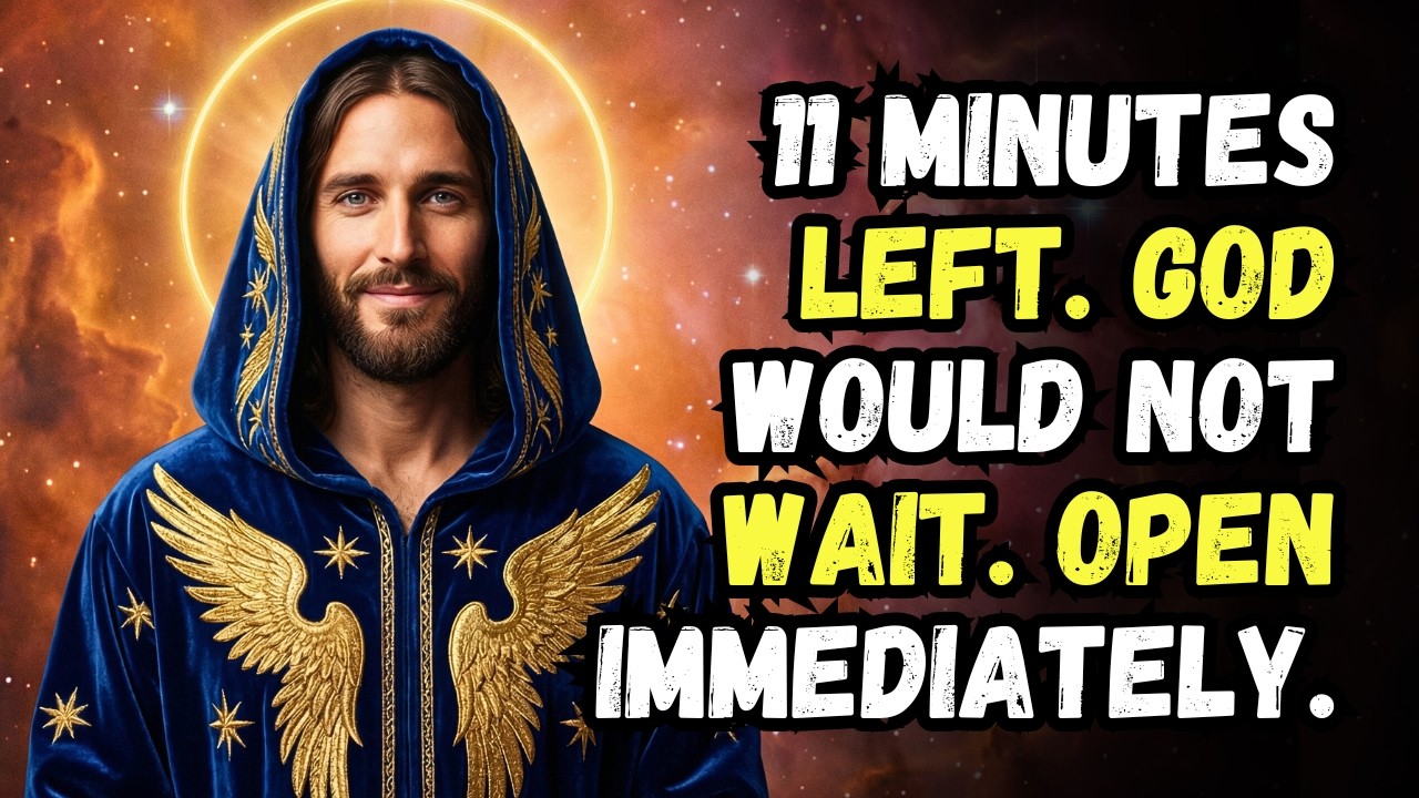11 MINUTES LEFT. GOD WOULD NOT WAIT. OPEN IMMEDIATELY. GOD SAYS | GOD MESSAGE TODAY