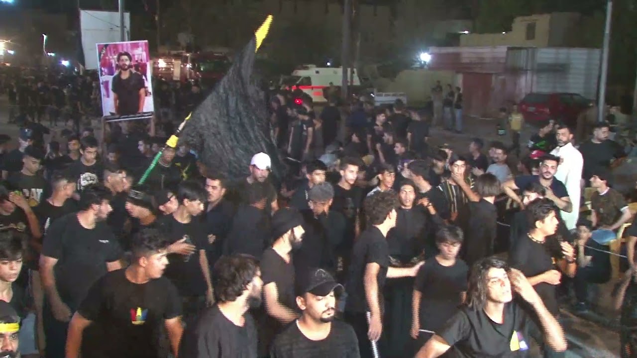 استعراض موكب الغاضرية /في المنصورية /محرم 1443