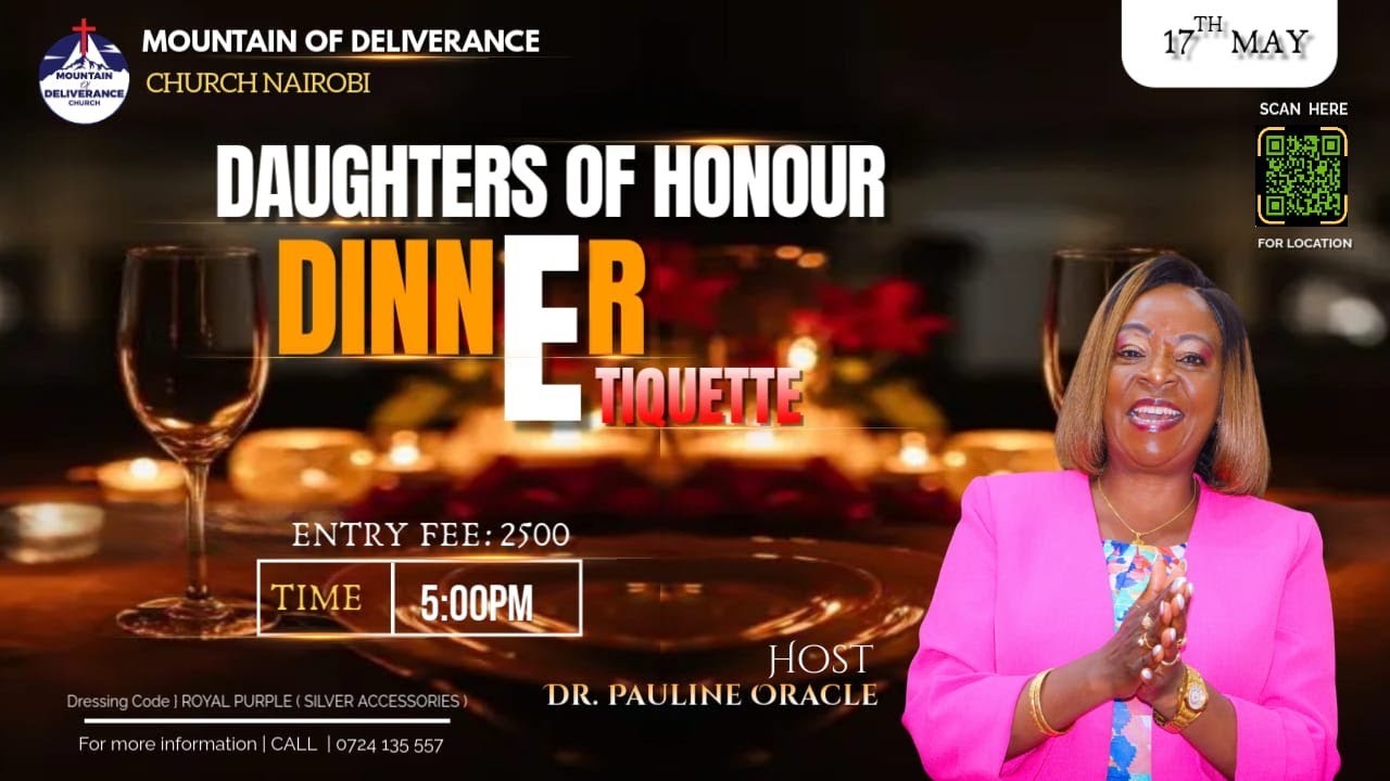 DINNER ETIQUETTE || DAUGHTERS OF HONOUR WITH DR. PAULINE ORACLE