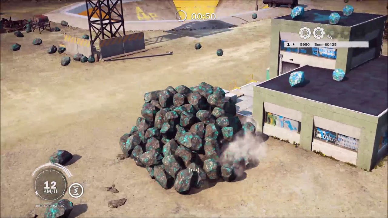 Just Cause 3 SECUNDE SCRAMBLE 5 GEARS | Scrapyard Scramble