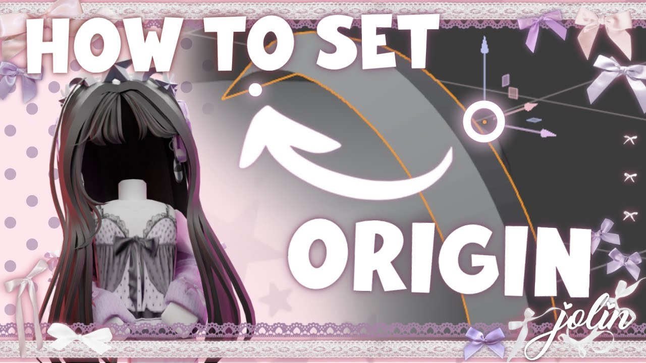 How to fix the Origin on a Hair Strand for Roblox UGC [add-on video] || Blender Tutorial