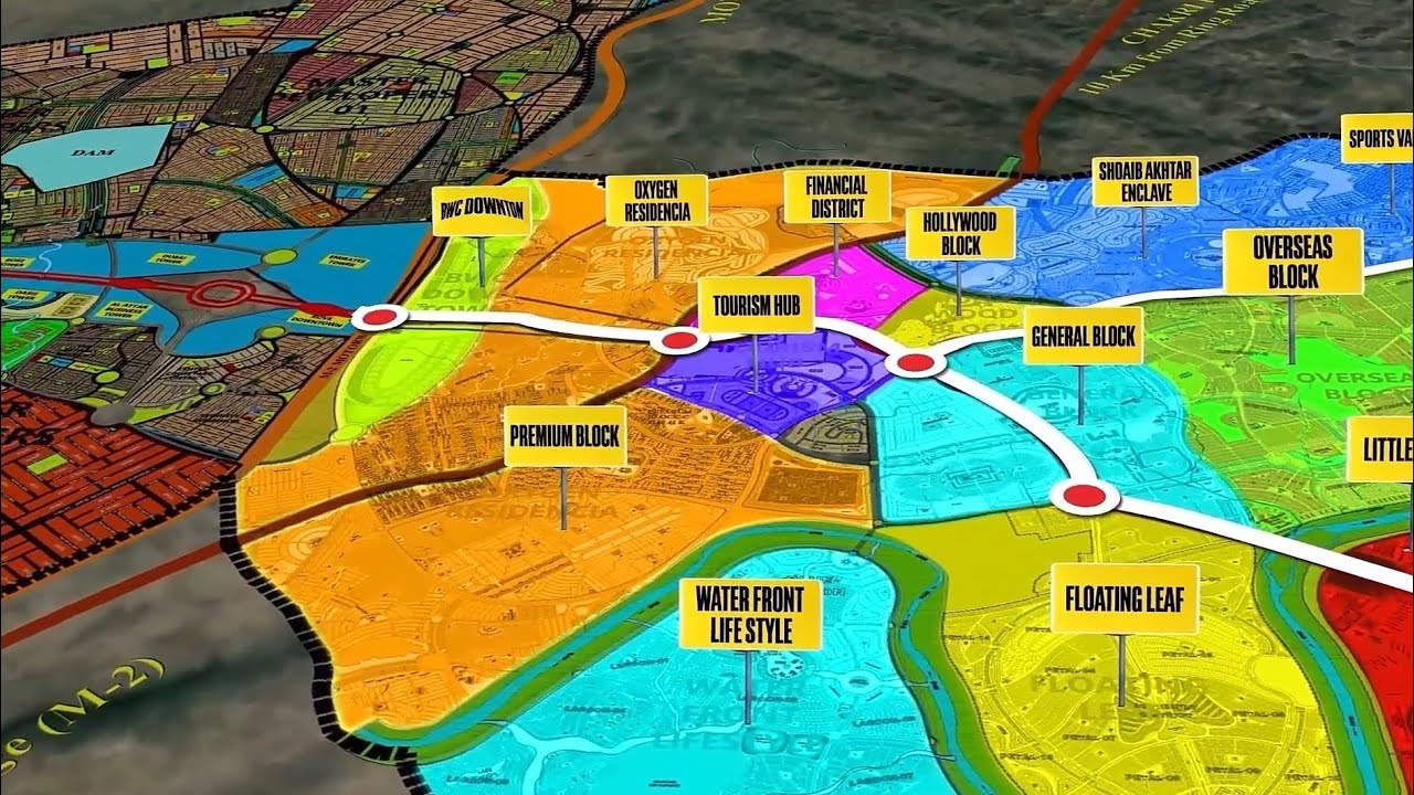 Blue World City As Destination Pakistan | BWC Master Plan  A.A Marketing Official
