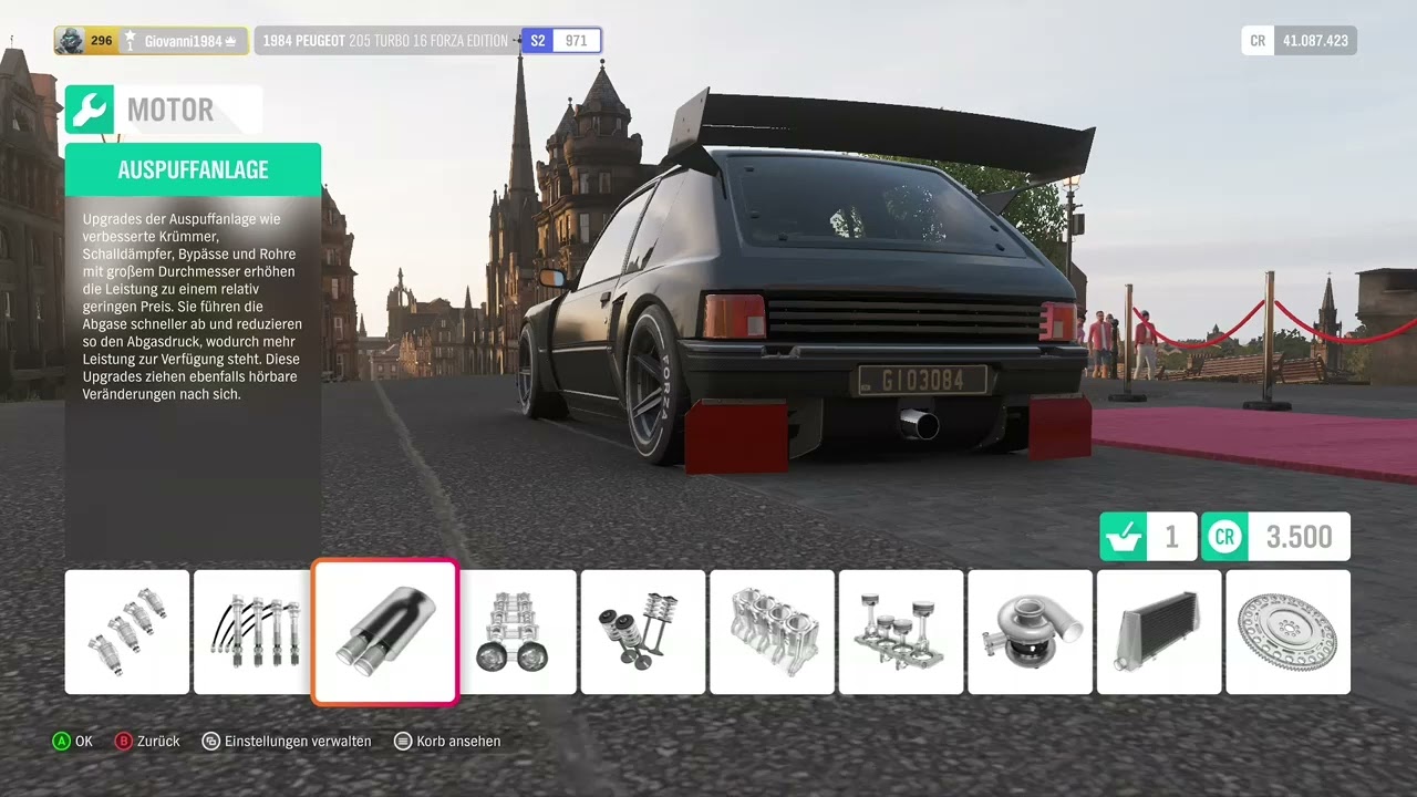 FORZA HORIZON  4 Tuning Peugeot 205 Turbo 16 Forza Edition