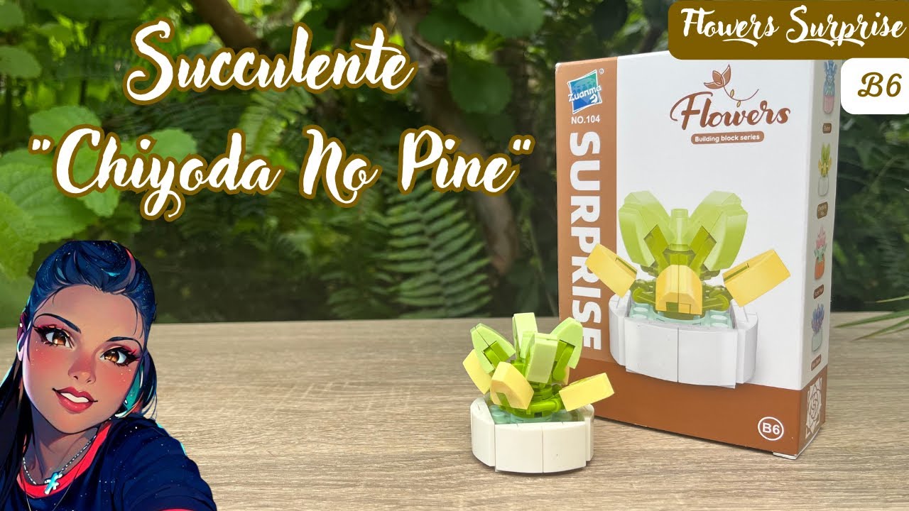 Chiyoda No Pine | Flowers Surprise Succulents (B6) | Construction Bricks #bricks #constuctionfloral