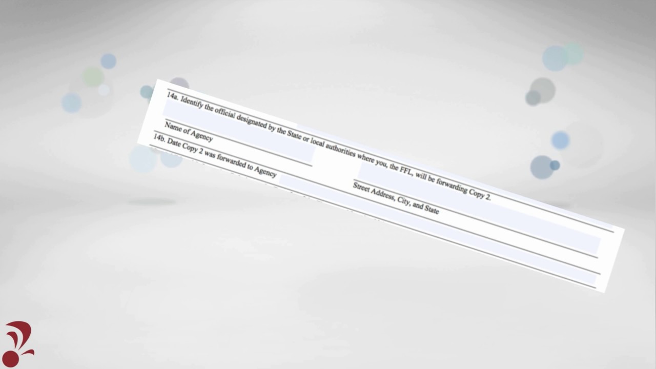 FFL Tutorial - ATF Form 3310.4