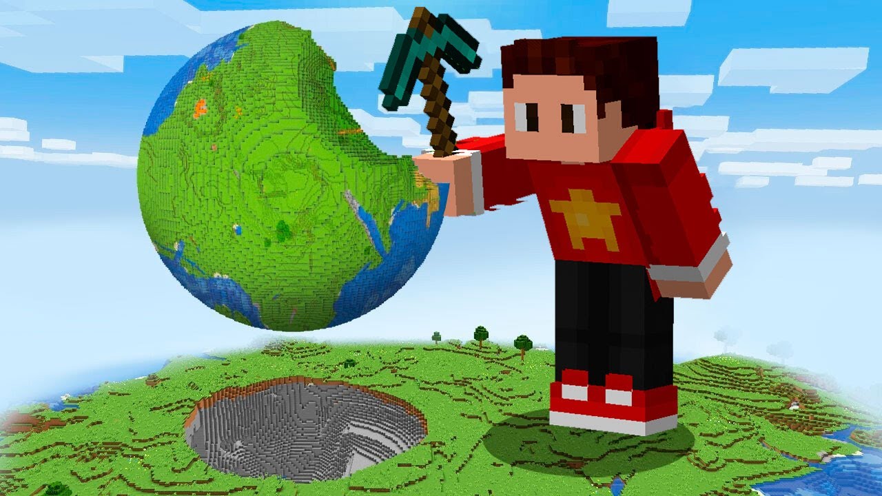 Minecraft mas Eu Minero 1 BILHÃO de Blocos