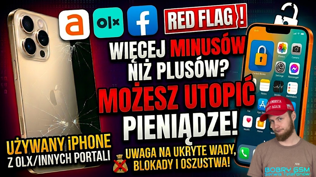 Dlaczego NIE WARTO kupować iPhone'a z OLX? Największe Pułapki 2026