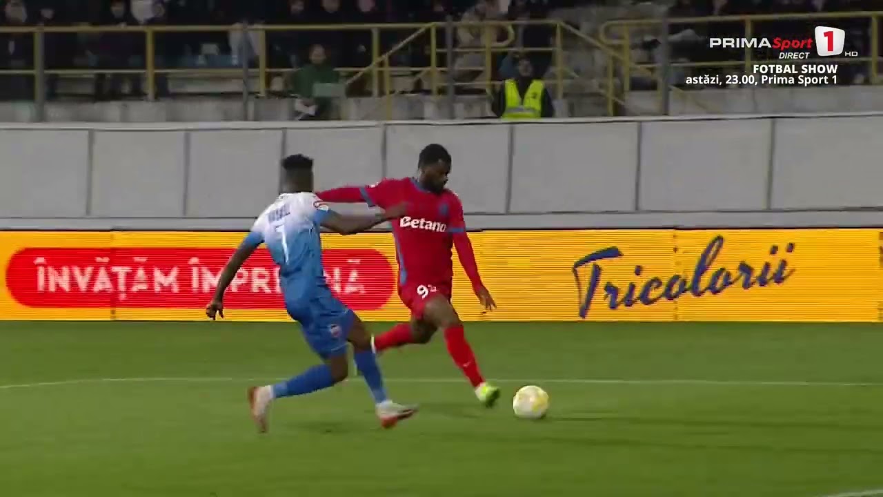 GOOL FCSB. Thiam trimite un şut perfect