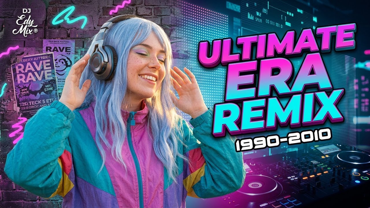 REMIXES Dance Music 90s/2000s: From 1990 to 2010 - 3 HOURS NON STOP | #14 | DJ Edy Mix.