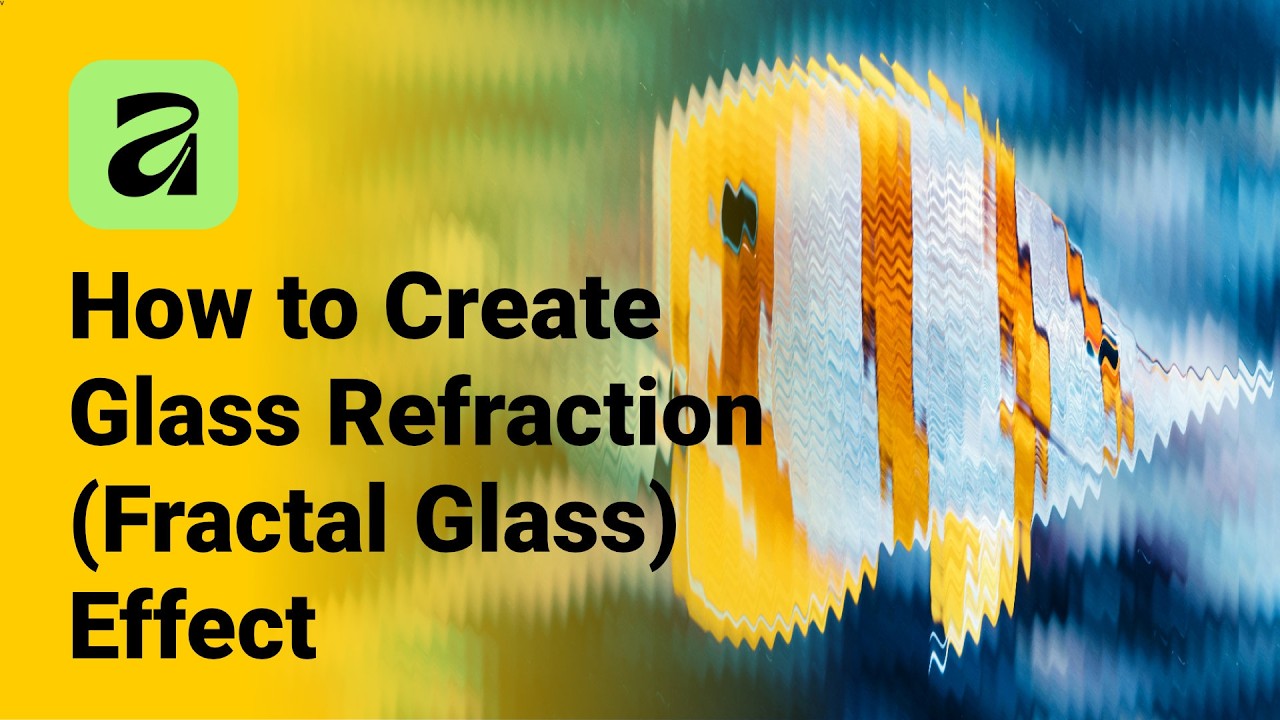 How to Create a Glass Refraction (Refracted Glass or Fractal Glass) Effect in Affinity