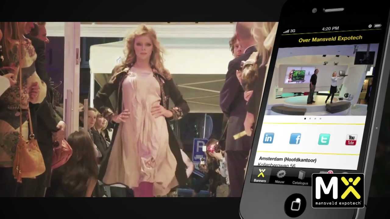 Mansveld Expotech bedrijfsfilm met introductie webshop app