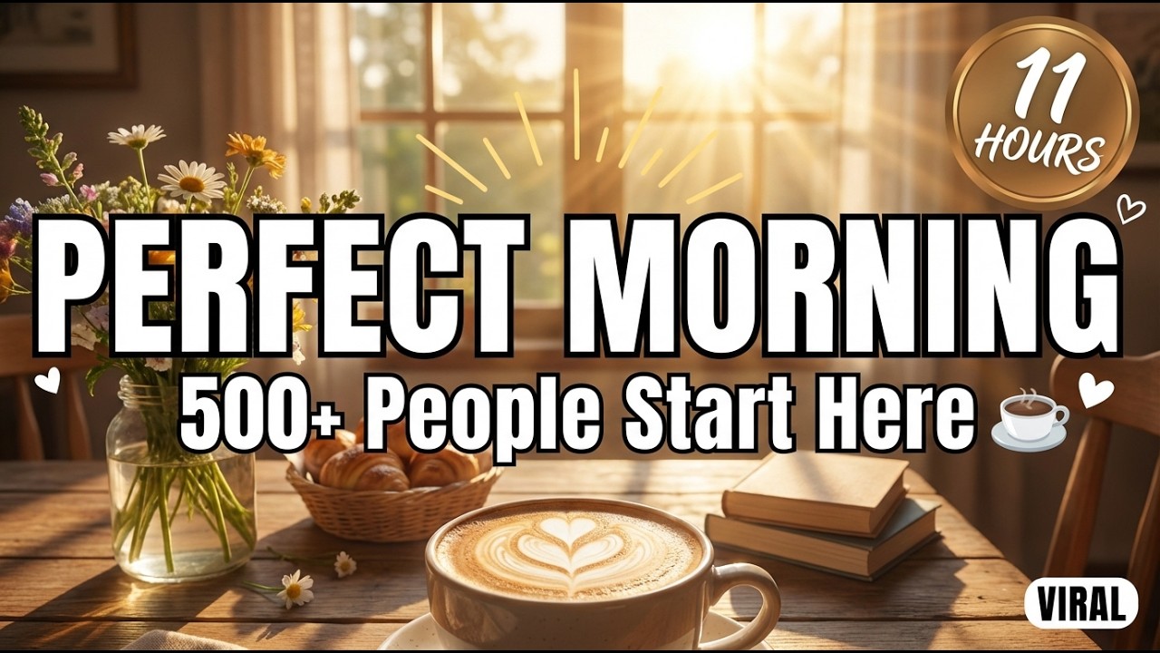 ☕ Morning Coffee Love 11 Hours | COZIEST Acoustic Music for Lazy Sundays & Breakfast in Bed