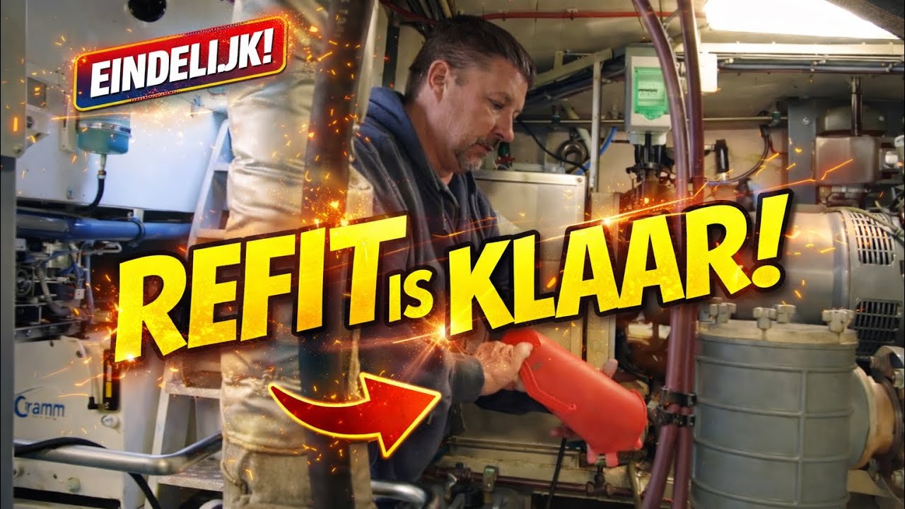 LAATSTE STAPPEN VAN DE REFIT | Ron kan eindelijk gaan varen