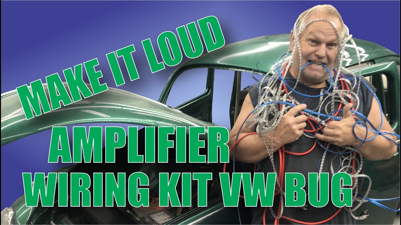 Stereo Amplifier Wiring Install on a VW Beetle