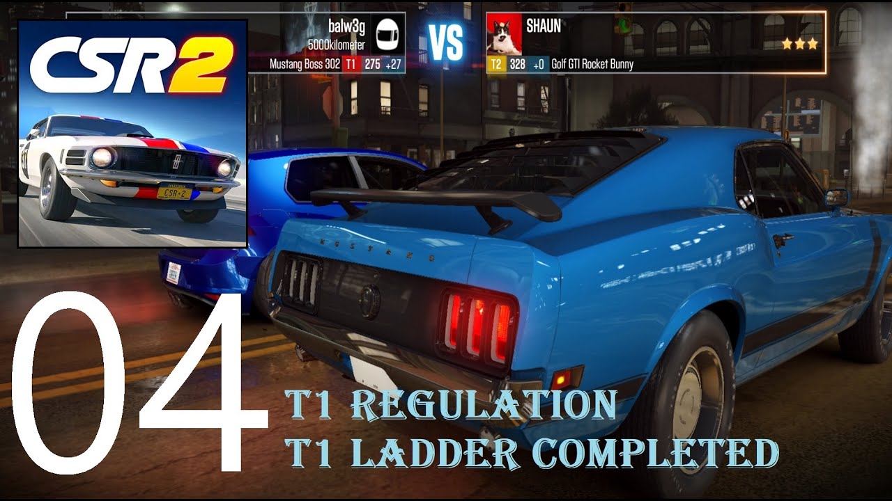 CSR2 | T1 Regulation | T1 Ladder Completed