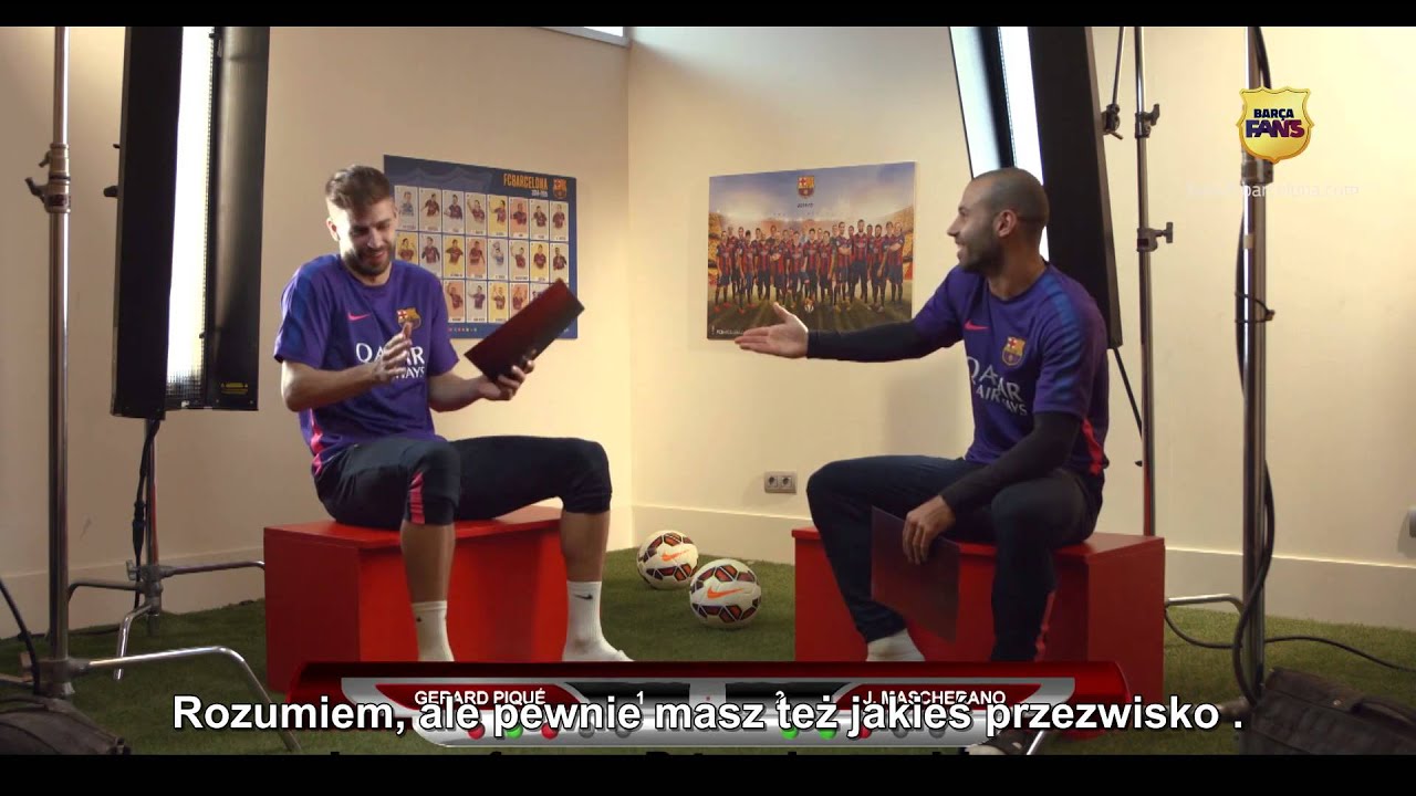Pique vs Mascherano - Twarzą w Twarz