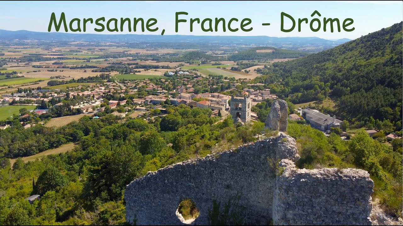 Marsanne, Charming Medieval village in the Drome, France