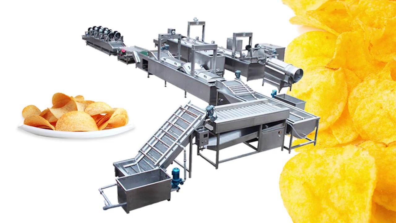 Full automatic potato chips production line /chips machine / big chips plant