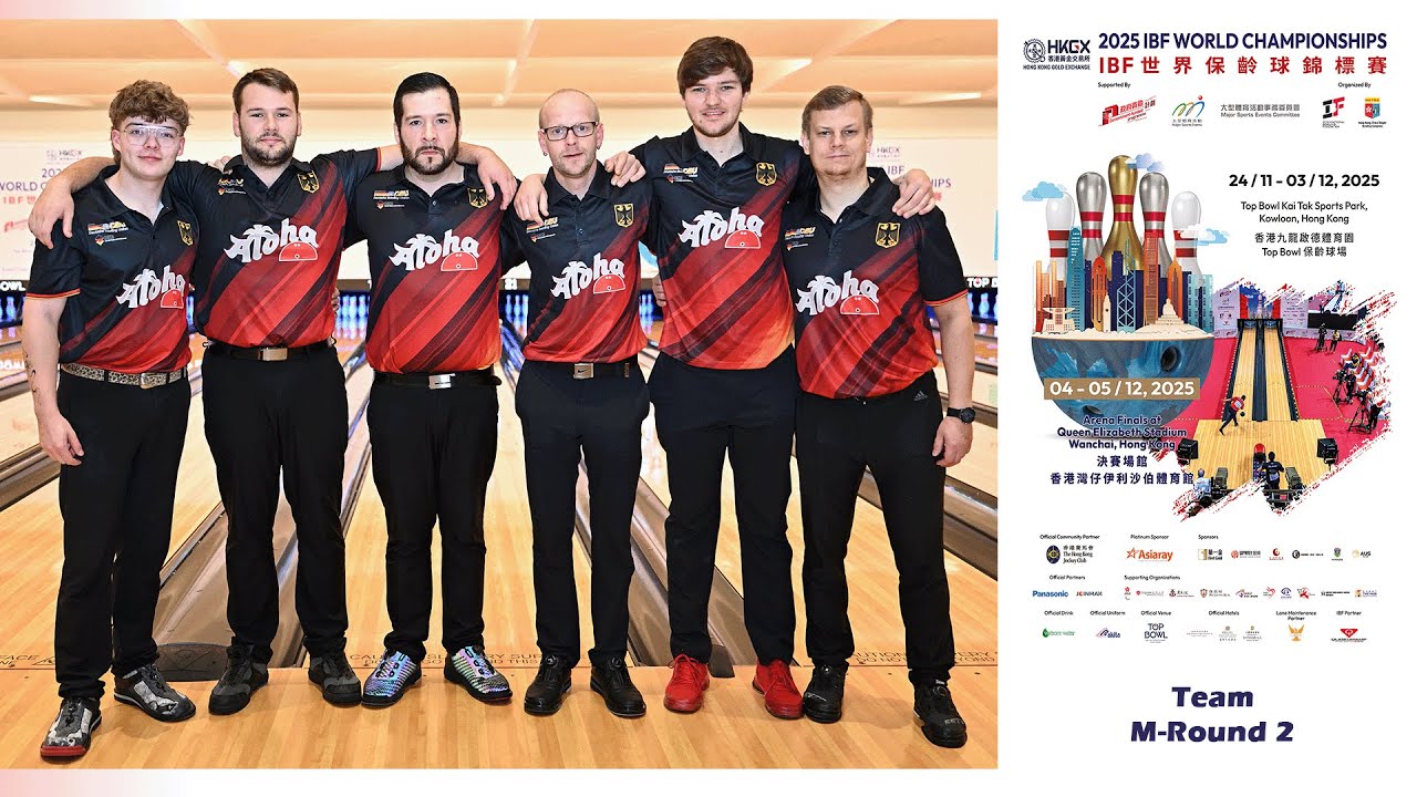 [Team-Men, Round 2 Lane 15-18] HKGX 2025 IBF World Championships