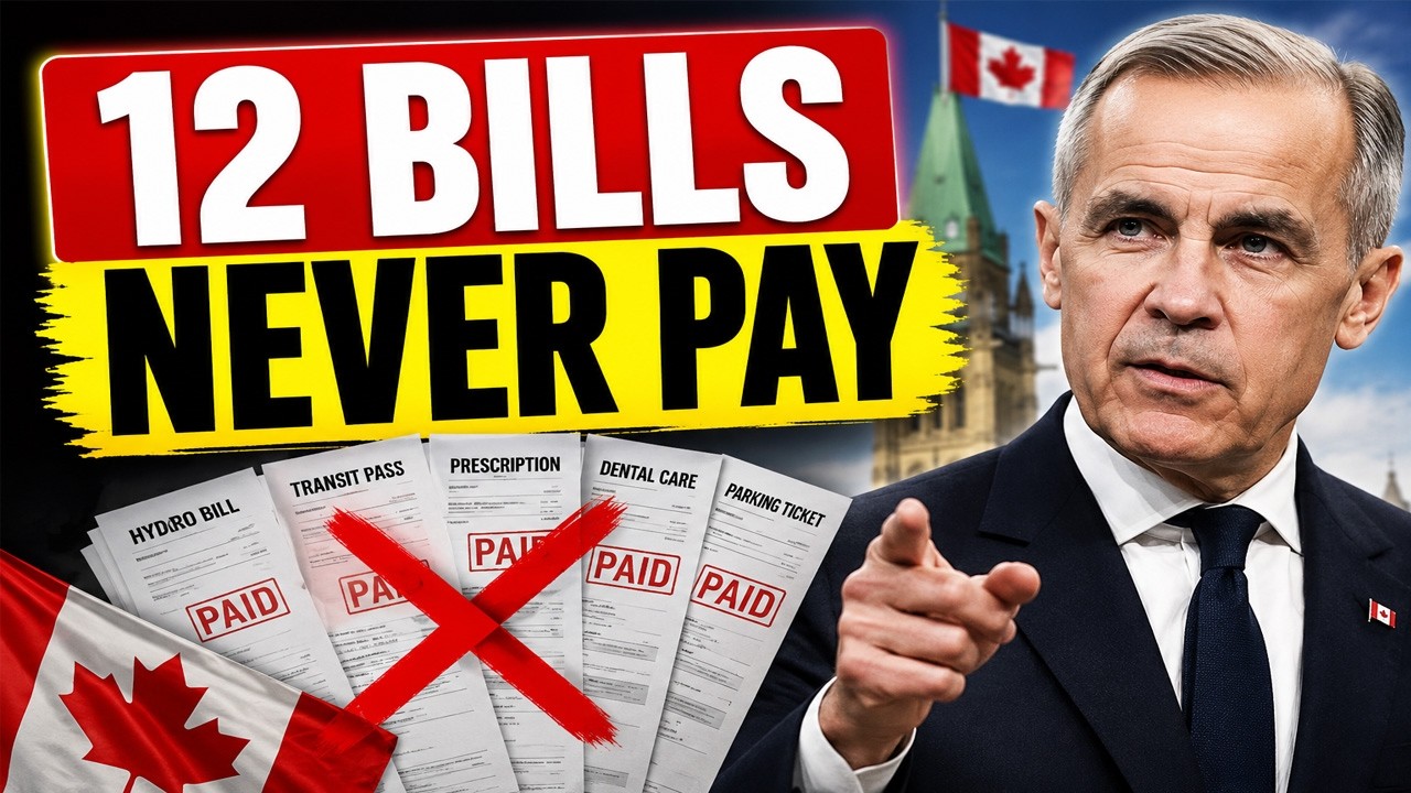 12 счетов, которые пенсионерам больше НИКОГДА не стоит оплачивать 🇨🇦 | Полный список на 2026 год