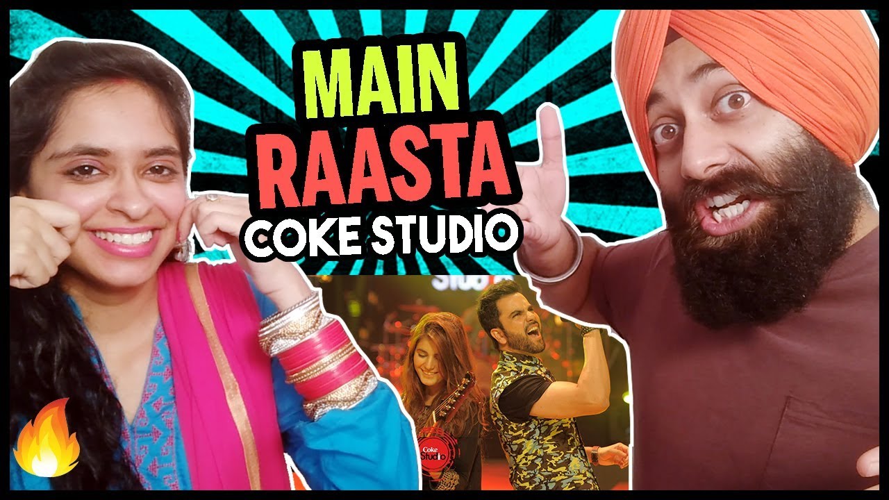 Indian Reaction on Main Raasta Coke Studio | PunjabiReel TV