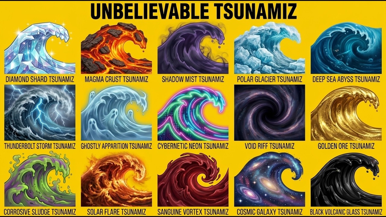 Unbelievable Tsunamiz  |  15 UNBELIEVABLE Elemental Tsunamis!