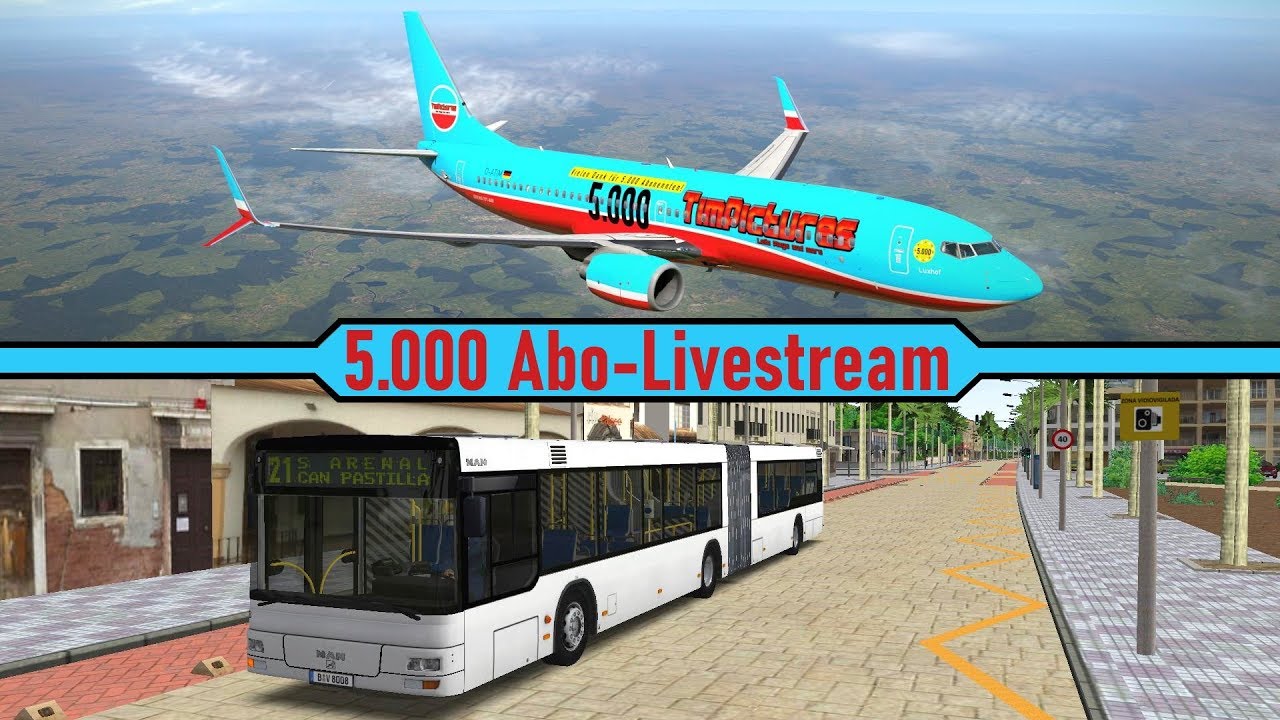 5.000 Abo-Livestream | Flug von Köln/Bonn nach Palma de Mallorca & Busfahrt auf der Insel