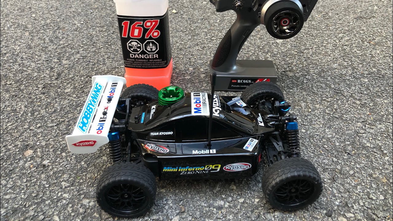 Morning Nitro Run Kyosho 1:16 Half 8 Mini Inferno Zero 9 #Kyosho #Half8 #MiniInferno #Nitro