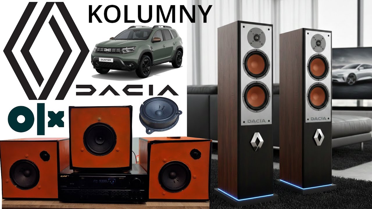KOLUMNY GŁOŚNIKOWE RENAULT DACIA Z OLX!!