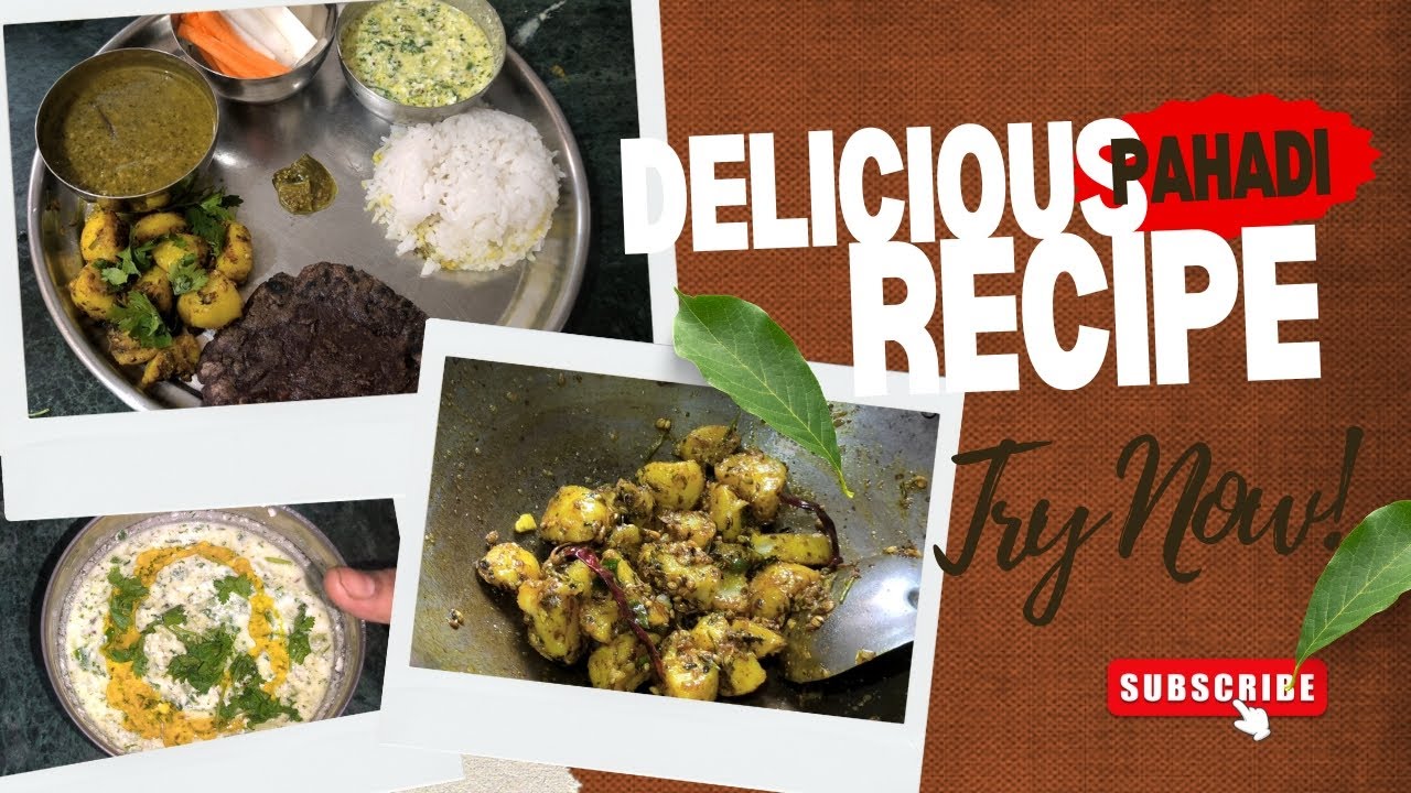 🥘Aaj hum banayenge Uttarakhand ki asli Kumaoni Thali! 🌄 Ab Pahadon ka swaad ek plate mein! U can try