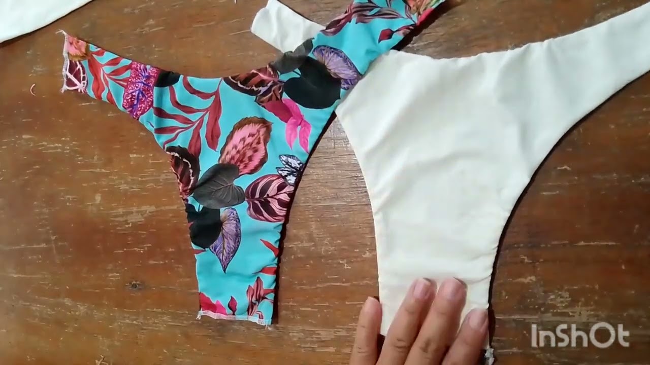 Calcinha fio duplo com elástico embutido 👙🌴#biquíni