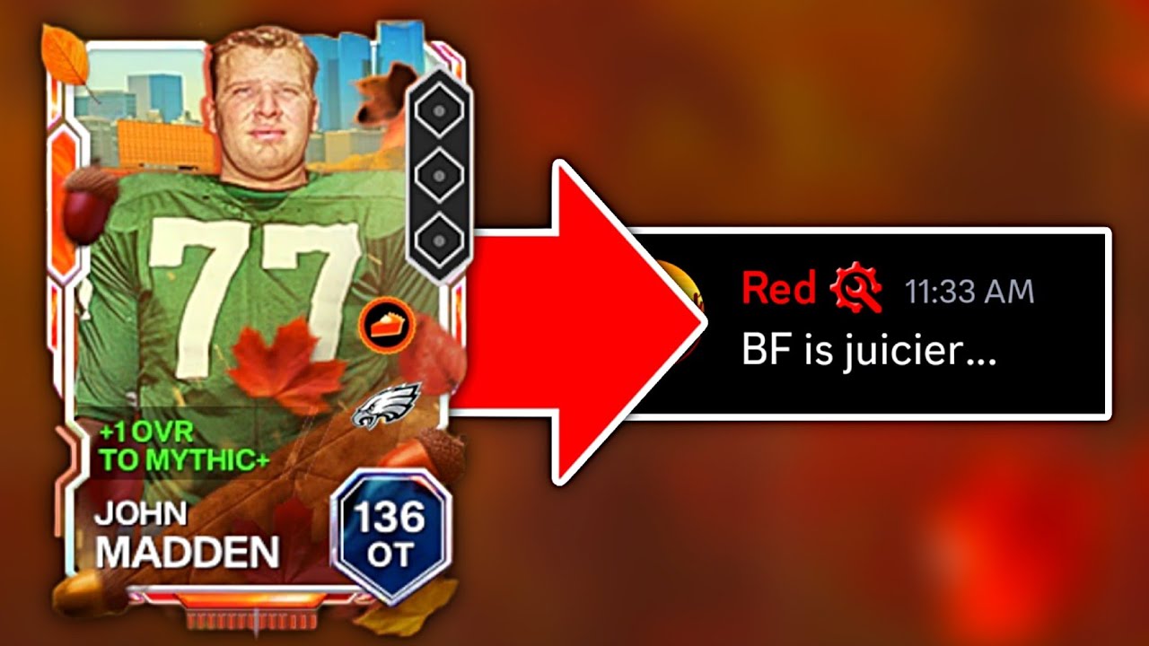 THANKSGIVING DAY SNEAK PEEKS & BLACK FRIDAY NEWS!! - Madden Mobile 26