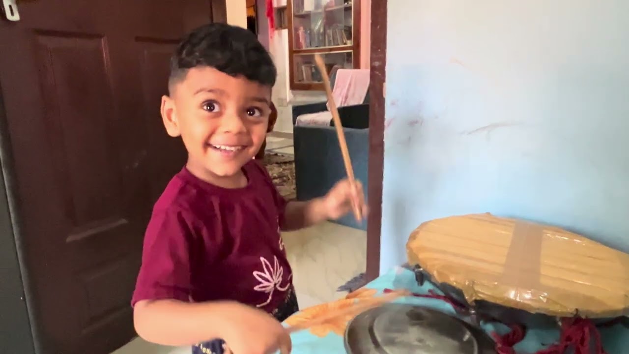 പാത്രം കൊണ്ടൊരു മേളം 😁❤️❤️🥰