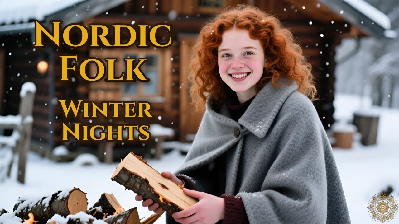 🔥 Nordic Folk Music for Deep Sleep & Winter Meditation | 2 Hours Dark Folk Ambience