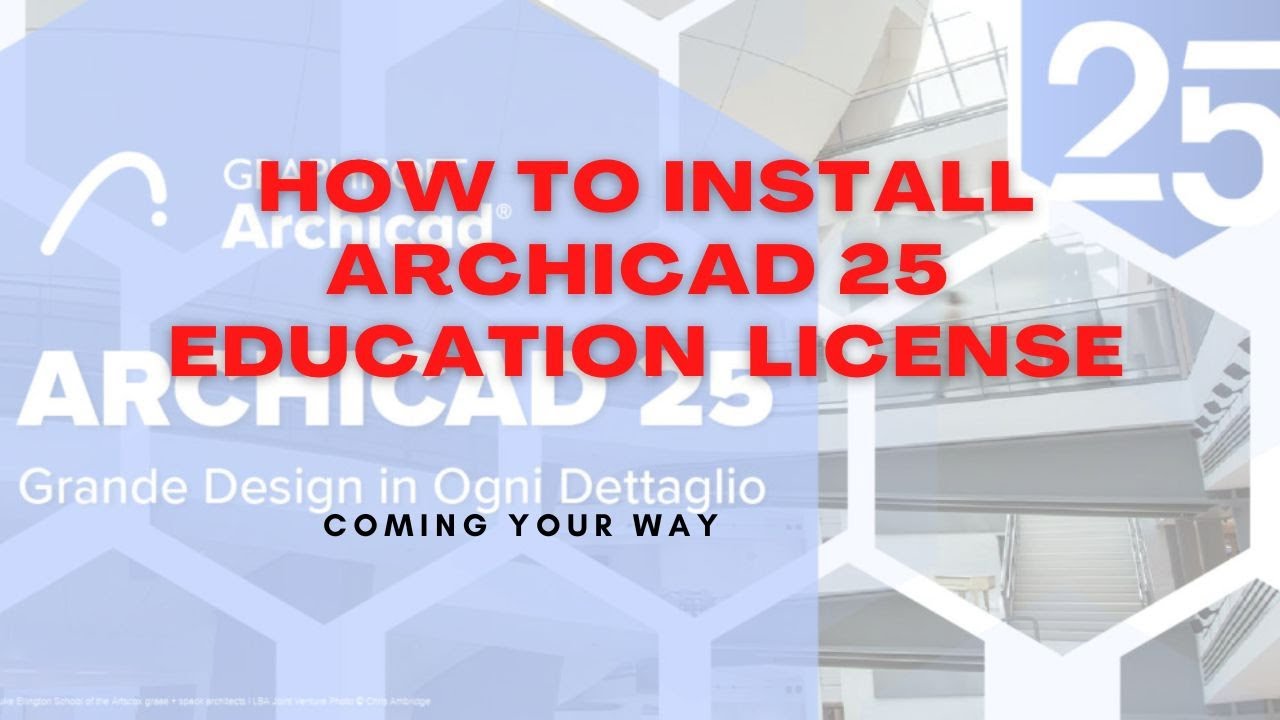 Как установить ArchiCAD 25 с образовательной лицензией