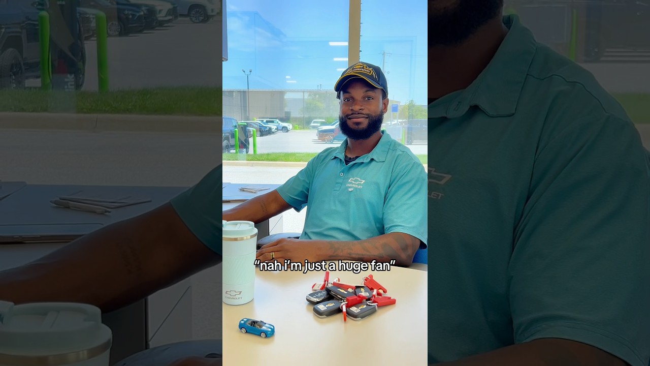 The Biggest Chevy Fan EVER! 🛻 #chevrolet #chevy #gm #trucks #dealership #parklanesarnia #sarnia