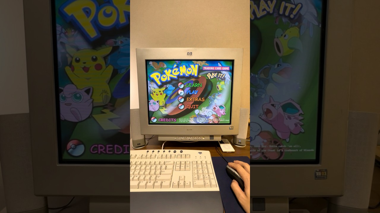 Even hardcore Pok&eacute;mon fans forgot this one&hellip; #retropc #crtgaming #2000s #pokemongame