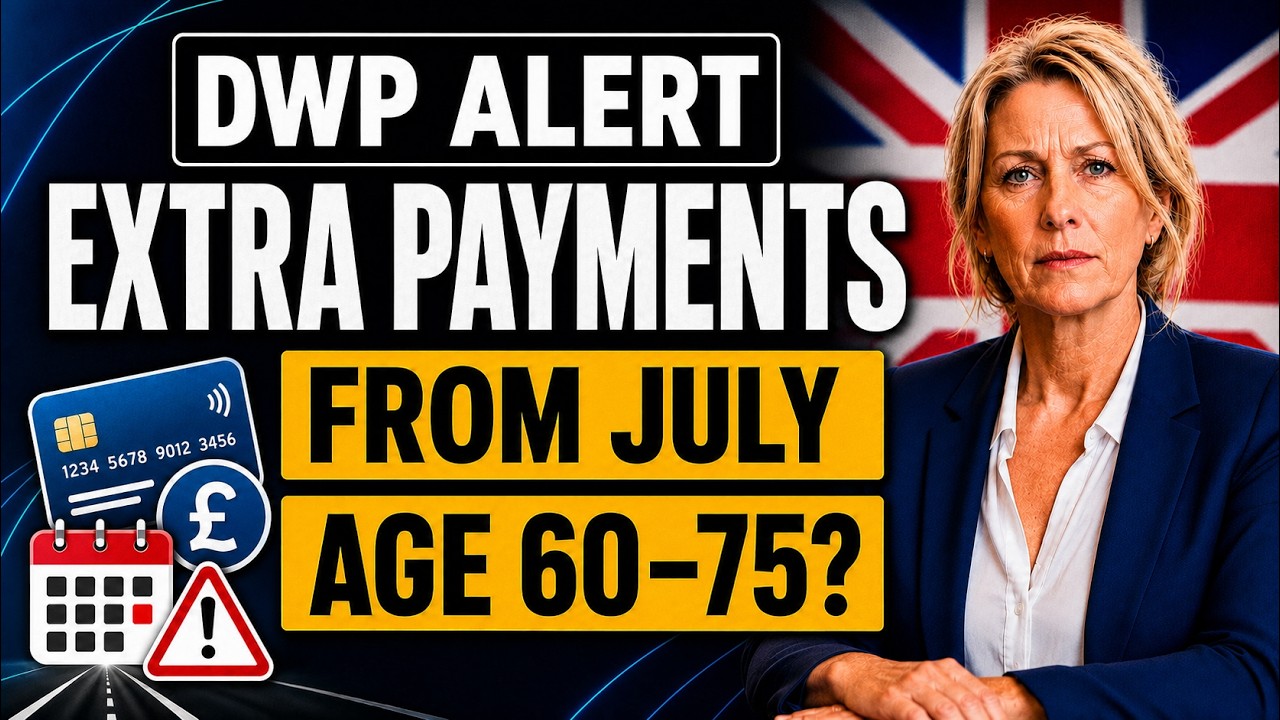 💳 DWP EXTRA PAYMENTS FROM JULY &mdash; AGE 60 TO 75? CHECK IF YOU CAN CLAIM