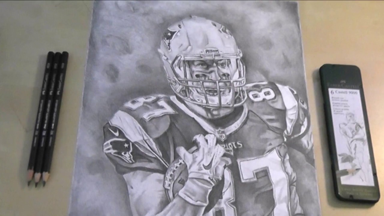 New England Patriots: Drawing Rob Gronkowski