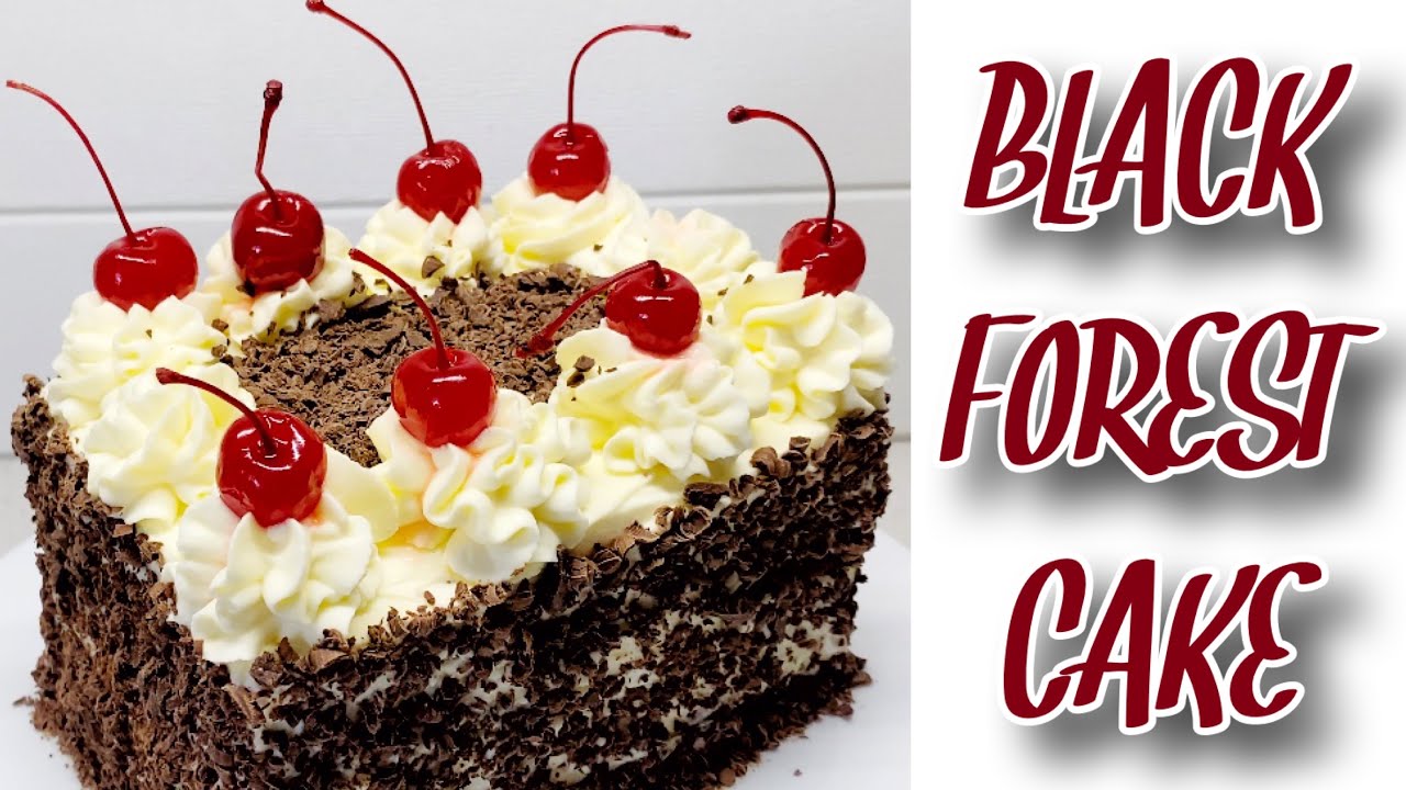 How to make BLACK FOREST CAKE