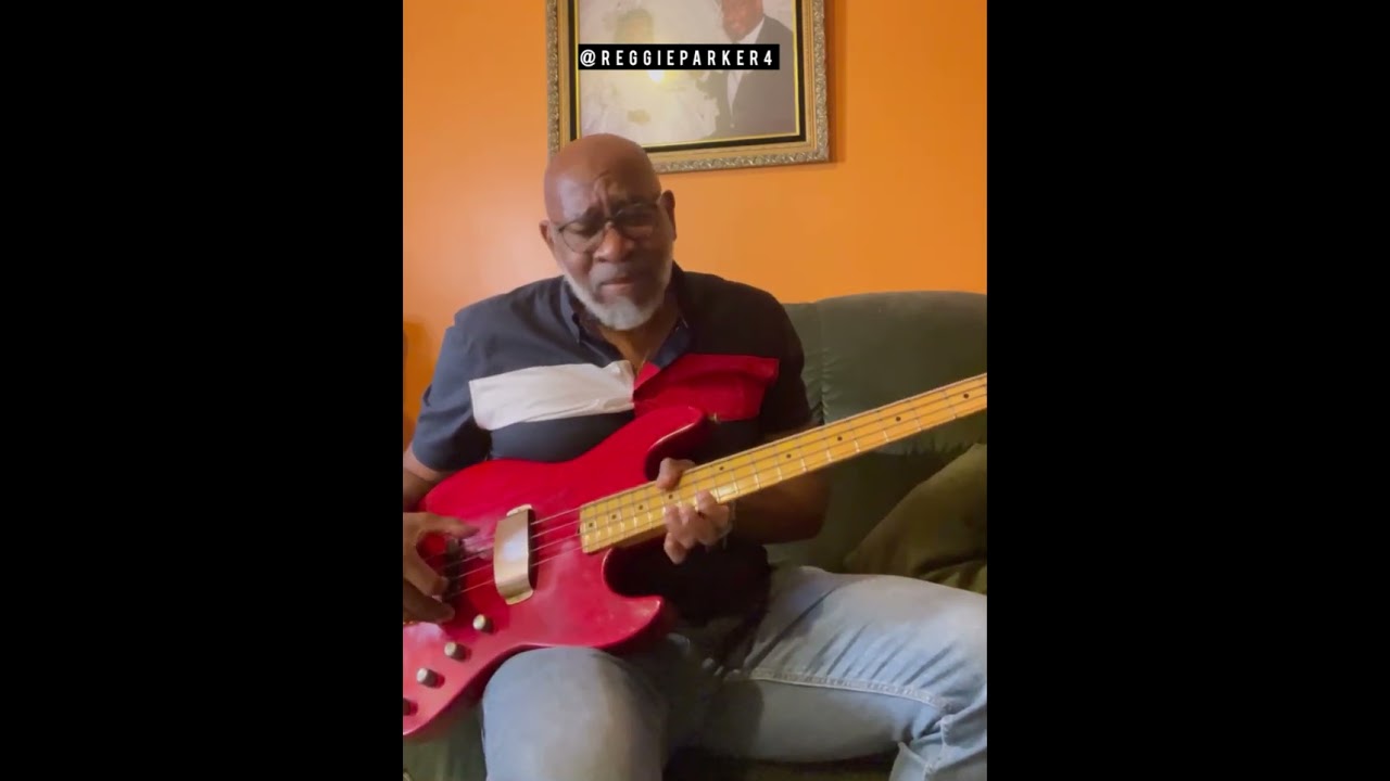 Reggie Parker playing his version of the National Anthem.