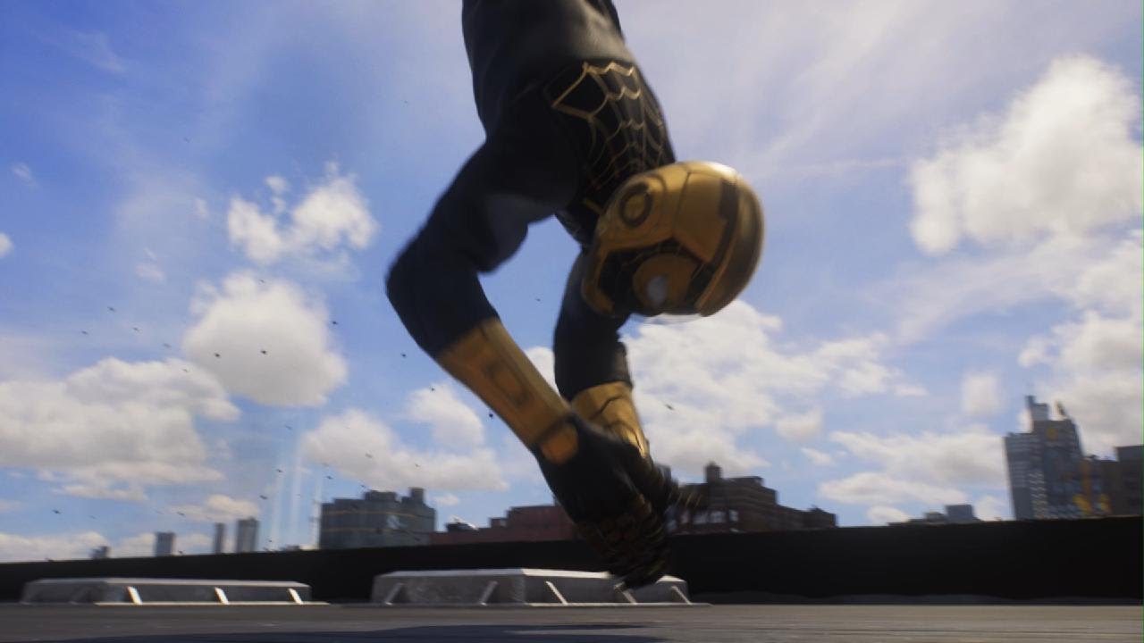 Marvel's Spider-Man 2 swinging