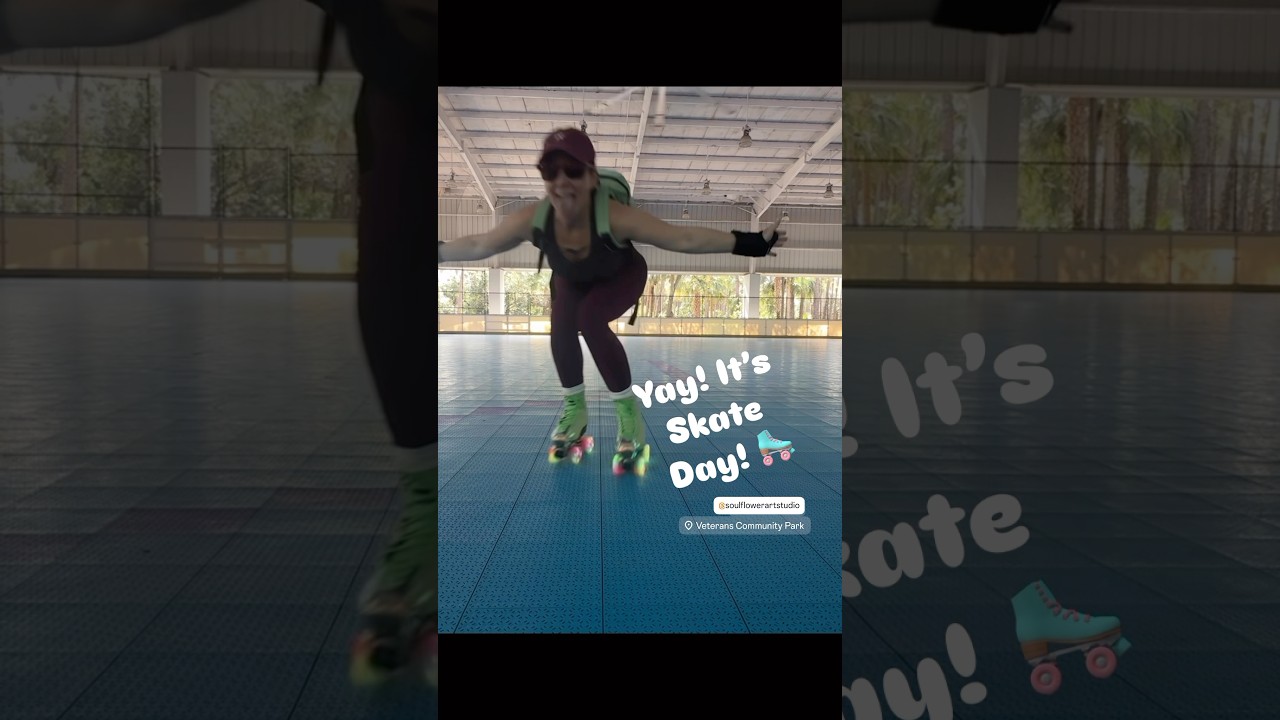 🌈🛼 Moving Meditation Keeps Me Inspired to Create! 🎨#MovingMeditation #CreativeFlow #RollerSkating