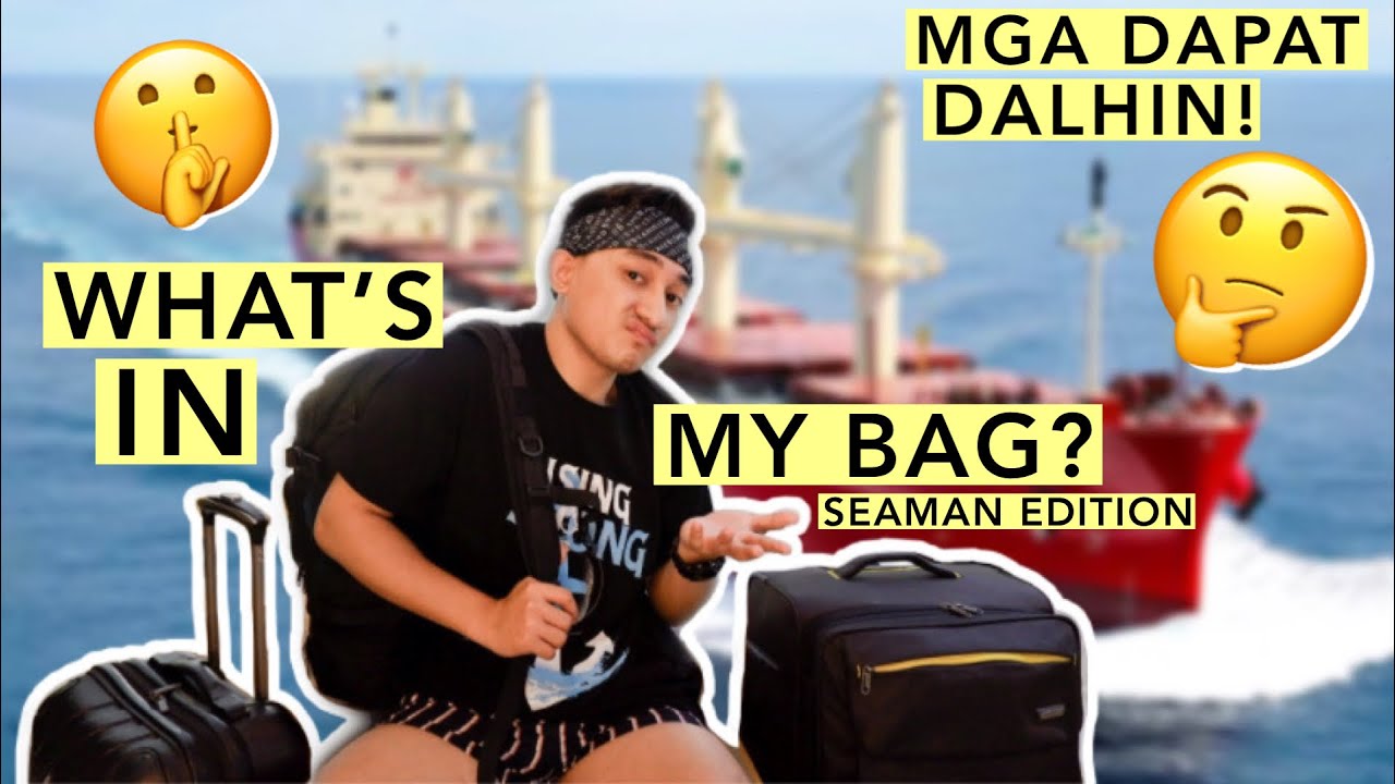 THINGS I BRING ON BOARD | MGA DAPAT DALHIN SA BARKO