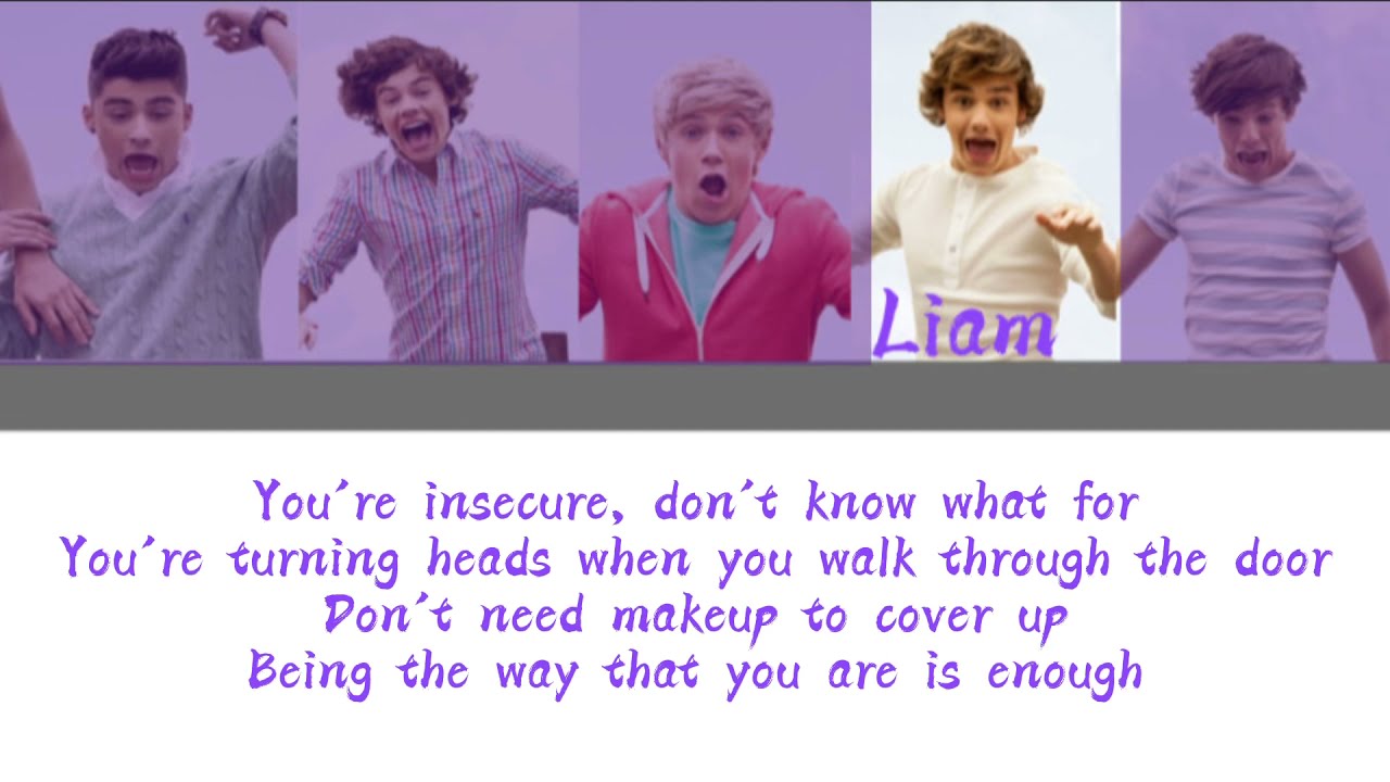 What Makes You Beautiful - One Direction ~ (Color Coded Lyrics)