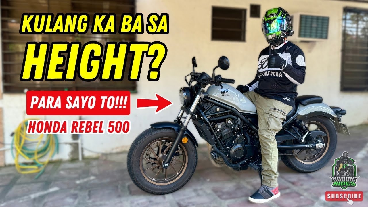 HONDA REBEL 500 Review and Test Ride | The PERFECT Bike for Short Riders